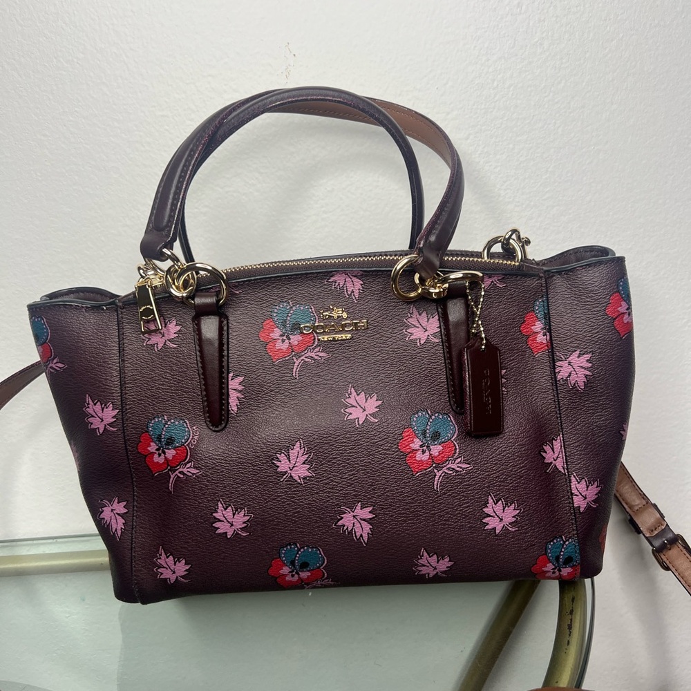 Coach Brown Floral Women's Bag